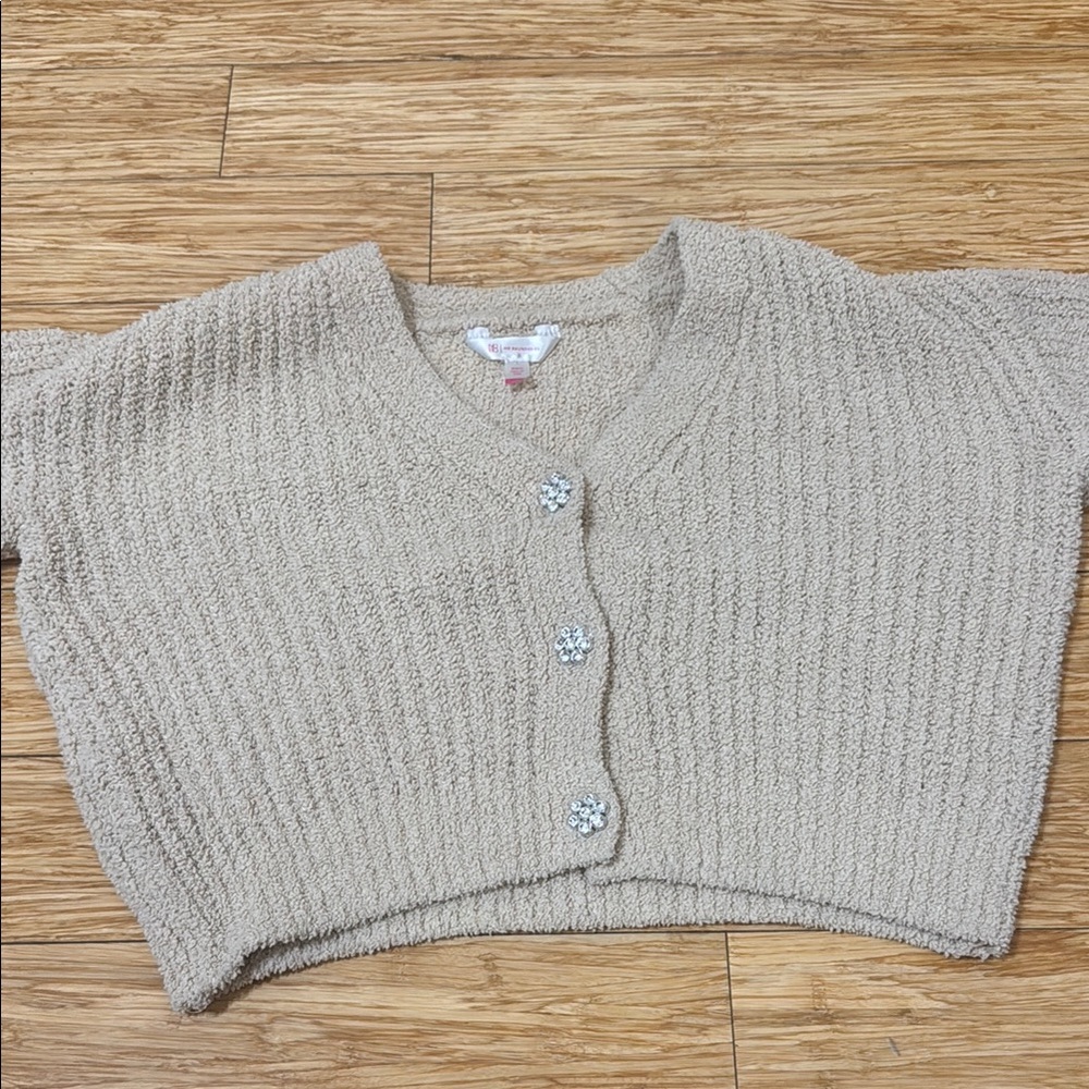 Women's Beige Cardigan Sweater